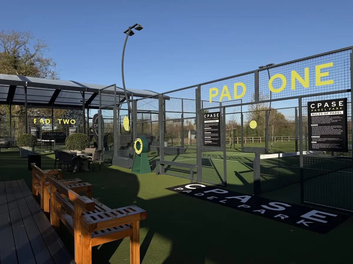 CPASE Health Club padel courts in Mobberley