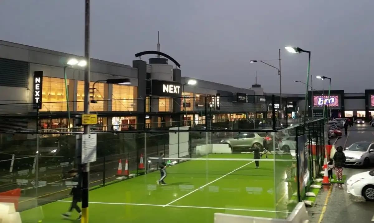 Fort Shopping Park padel courts in Birmingham