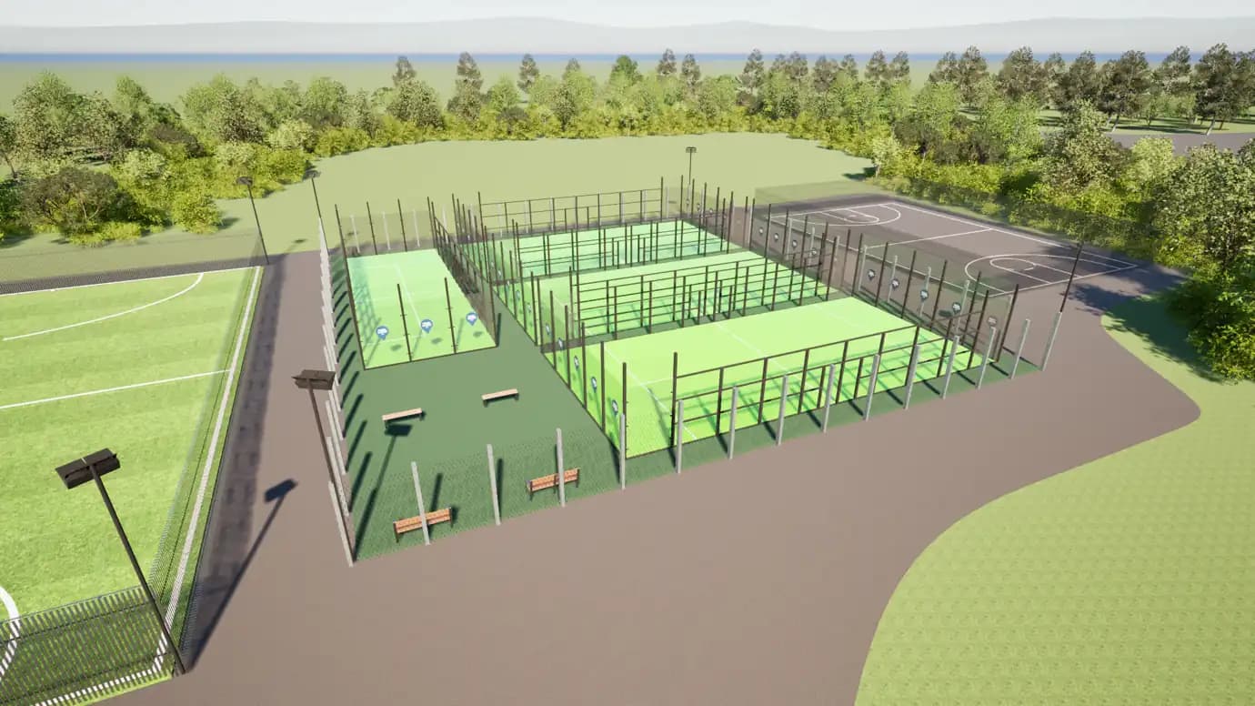 PDL Padel United Cambridge padel courts in Cambridge