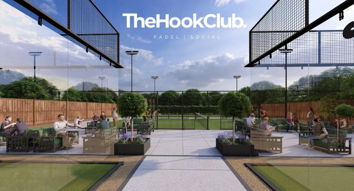 The Hook Club at Mottram Hall padel courts in Macclesfield