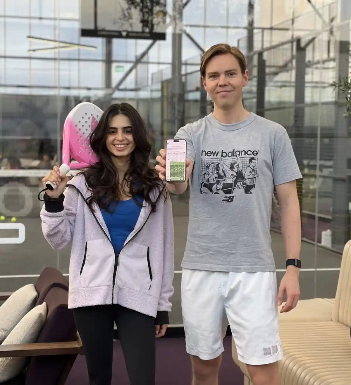 Playskan co-founders Henri Happonen and Sara Farzanehfar