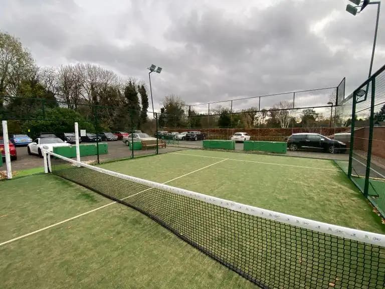 The Edgbaston Priory Club padel courts in Birmingham