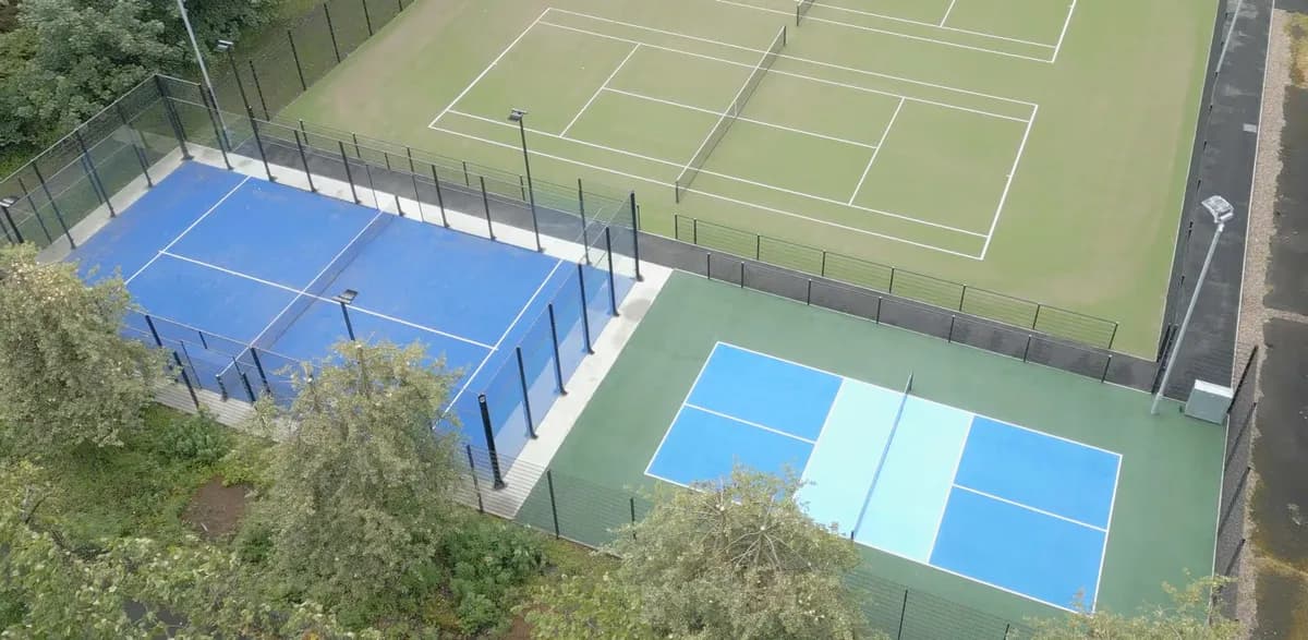 Padel courts at Kilmarnock Tennis Club (Howard Park) in Kilmarnock – book online