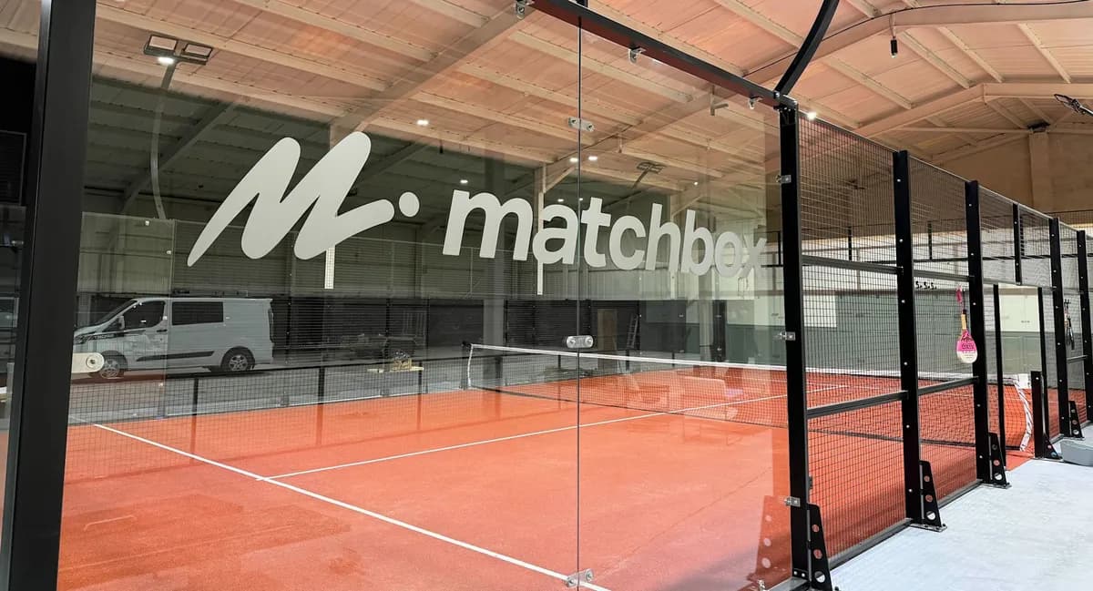 Padel courts at Matchbox in Newport – book online
