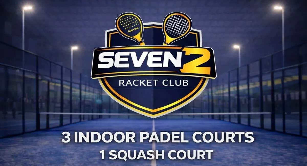Padel courts at Seven2 Racket Club in Oswestry – book online
