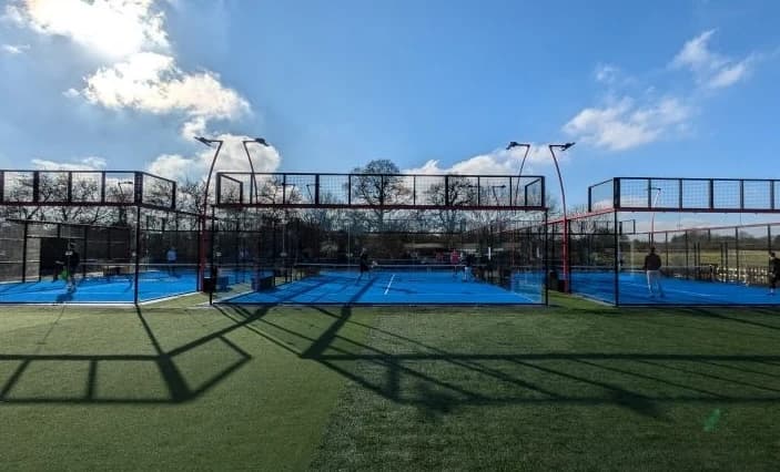 Padel courts at Sevenoaks Padel in Sevenoaks – book online