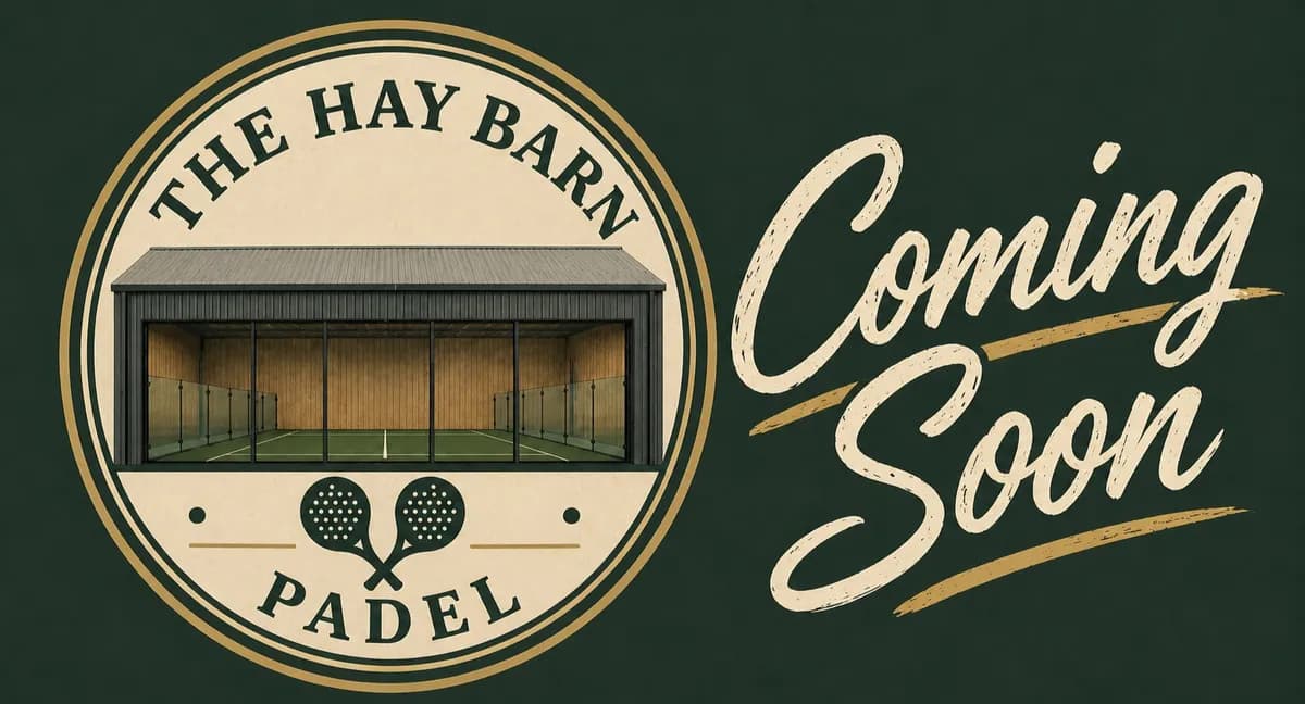Padel courts at The Hay Barn Padel in Market Harborough – book online