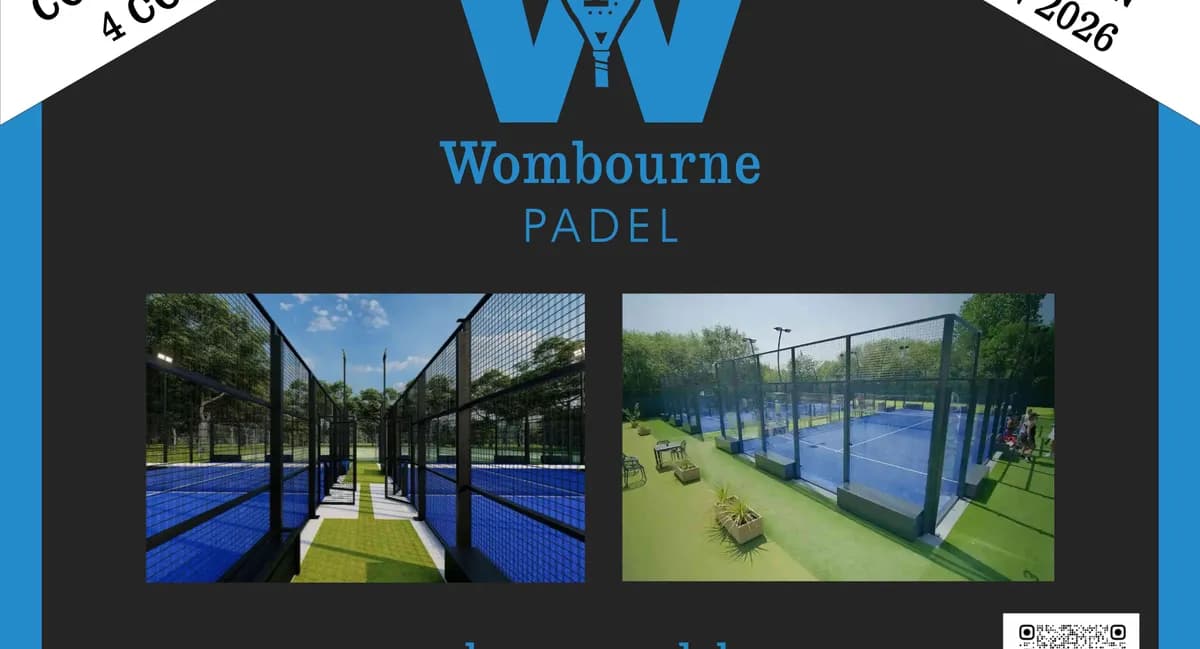 Padel courts at Wombourne Padel in Wombourne – book online