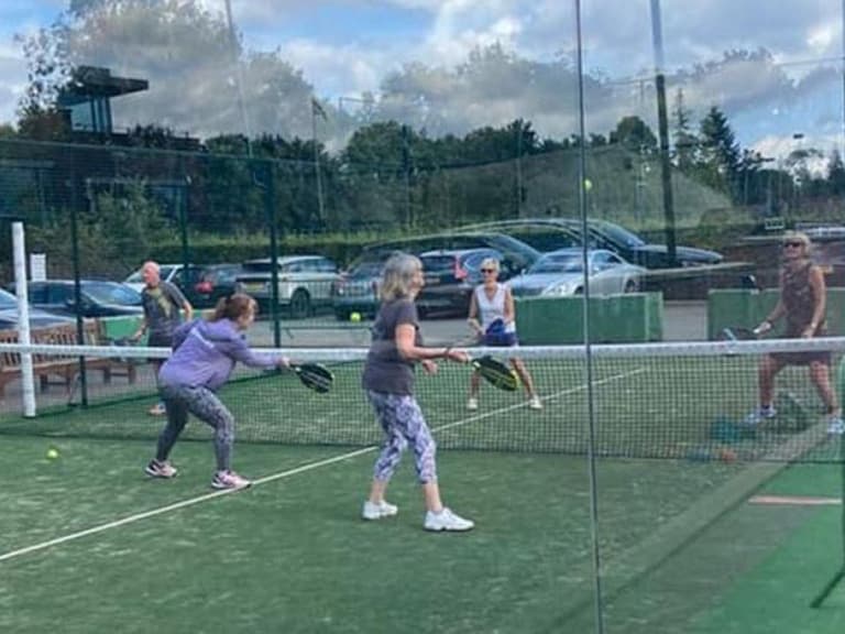 The Edgbaston Priory Club padel courts in Birmingham