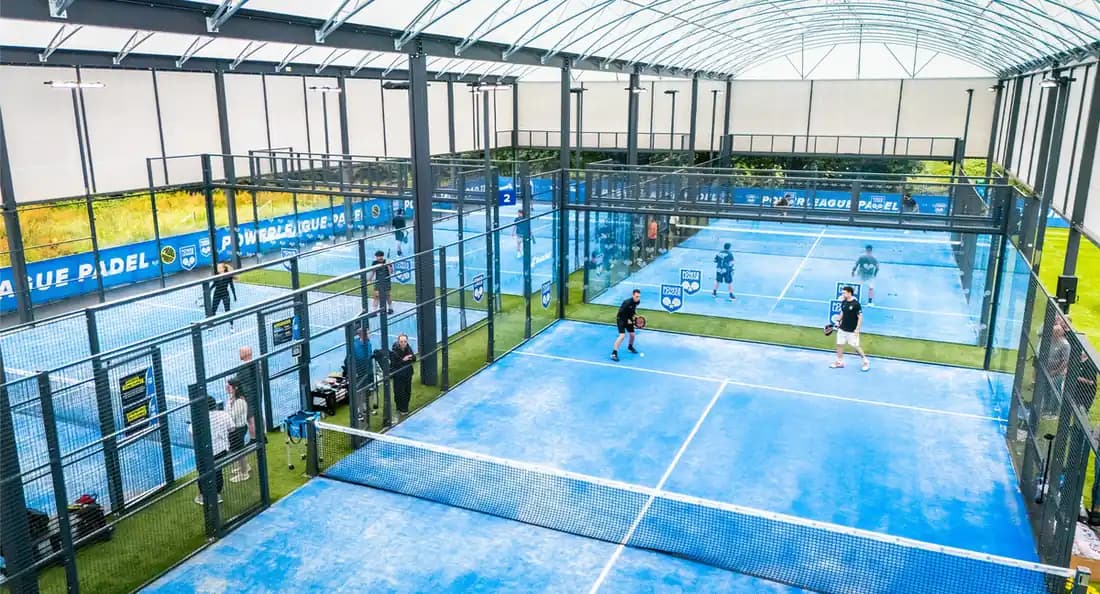 Powerleague Paisley padel courts in Glasgow